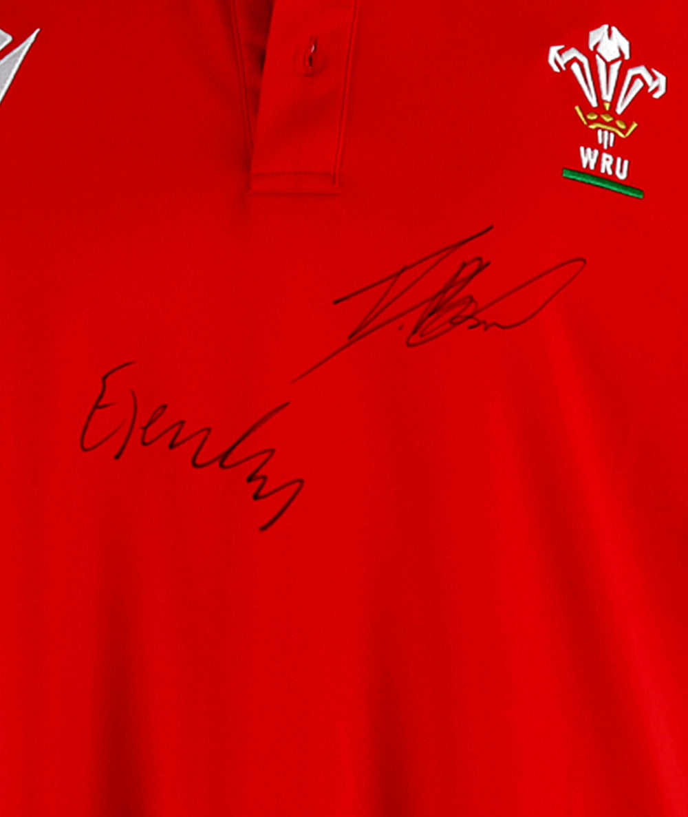 Ellis Jenkins and Taine Basham signed shirt